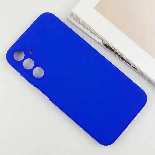 Чехол Silicone Cover Lakshmi Full Camera (AA) для Samsung Galaxy A24 4G Синий / Iris - изображение 2