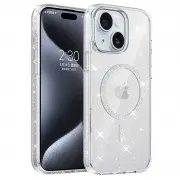 Чохол TPU Eclipse Sparkle (MagFit) для Apple iPhone 14 / 13 (6.1") Clear
