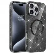 Чохол TPU Eclipse Sparkle (MagFit) для Apple iPhone 16 Pro (6.3") Black