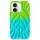 TPU чехол Leaf для Apple iPhone 16 (6.1") Green / Aqua
