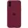 Чехол Silicone Case Full Camera Protective (AA) для iPhone 12 (6.1") Бордовый / Plum