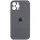 Чохол Silicone Case Full Camera Protective (AA) для Apple iPhone 12 Pro (6.1") Сірий / Dark Gray