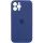Чохол Silicone Case Full Camera Protective (AA) для Apple iPhone 12 Pro Max (6.7") Синій / Deep navy