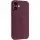 Чехол Silicone Case Full Camera Protective (AA) для iPhone 16 (6.1") Бордовый / Plum