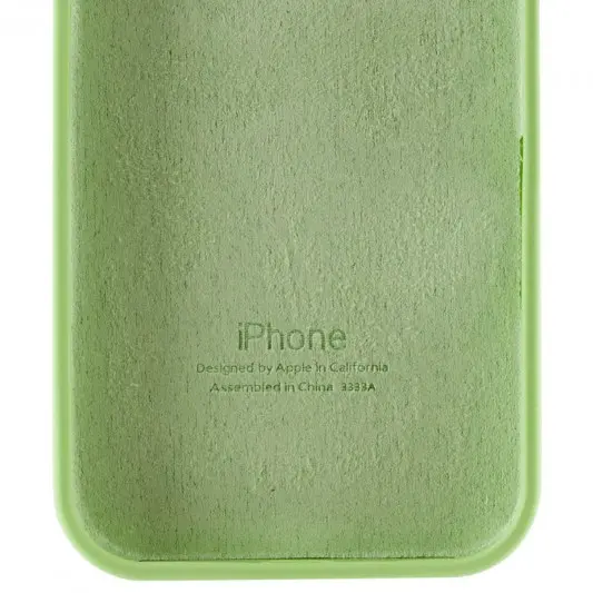 Чохол Silicone Case Full Protective (AA) для Apple iPhone 16e (6.1") М'ятний / Mint - зображення 3 