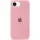 Чохол Silicone Case Full Protective (AA) для Apple iPhone 16e (6.1") Рожевий / Light pink