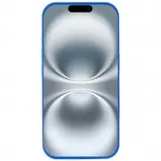 Чохол Silicone Case Full Protective (AA) для Apple iPhone 16e (6.1") Синій / Capri Blue