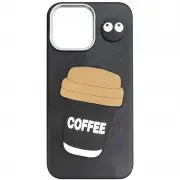 Чохол TPU Leather Toys для Apple iPhone 11 Pro (5.8") Coffee / Black