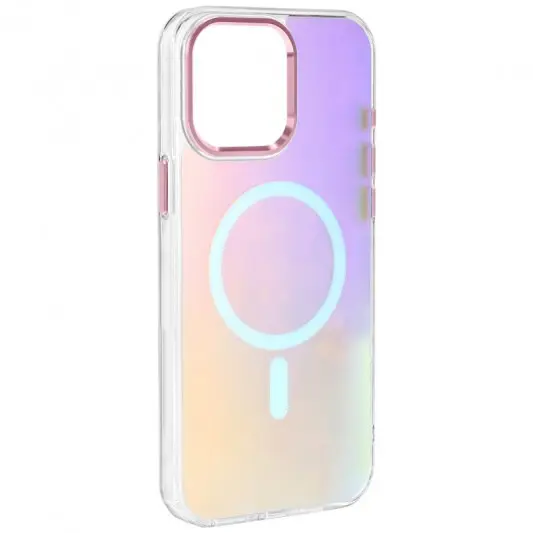 Чехол TPU Lunar Glow (MagFit) для Apple iPhone 13 Pro (6.1") Baby Pink