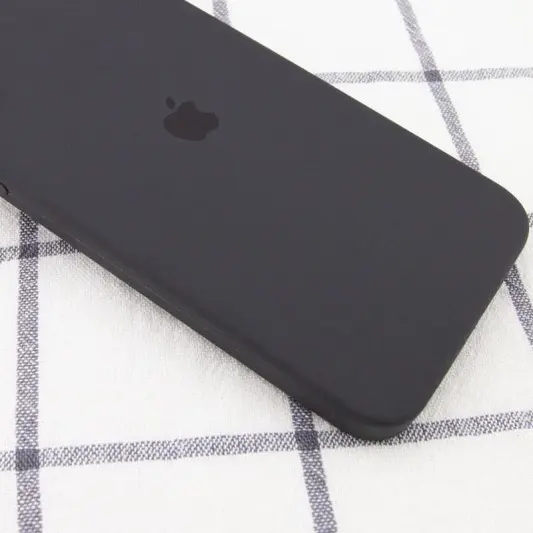 Чохол Silicone Case Square Full Camera Protective (AA) для Apple iPhone 11 Pro (5.8") Сірий / Dark Gray - зображення 1 