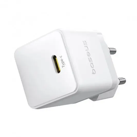 МЗП Baseus Palm Fast Charger 30W (1USB-C) + кабель Type-C to Type-C (P10111605113-01) Moon White - изображение 2