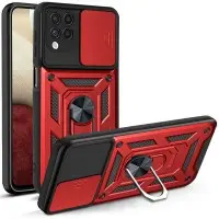 Ударостійкий чохол Camshield Serge Ring для Samsung Galaxy M33 5G Червоний