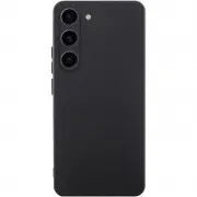 Чехол TPU GETMAN Liquid Silk Full Camera для Samsung Galaxy S21 Черный/Black