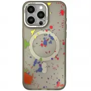 Чехол TPU+PC Flush with MagSafe для Apple iPhone 12 Pro Max (6.7") Titanium grey