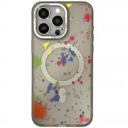 Чохол TPU+PC Flush with MagSafe для Apple iPhone 16 (6.1") Titanium grey