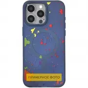 Чехол TPU+PC Flush with MagSafe для Apple iPhone 16e (6.1") Dark blue