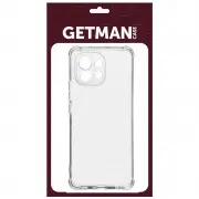 TPU чохол GETMAN Ease logo посилені кути Full Camera для Xiaomi Mi 11 Lite Безбарвний (прозорий)