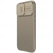 Карбоновая накладка Nillkin CamShield Pro для Apple iPhone 16 Pro Max (6.9") Gold