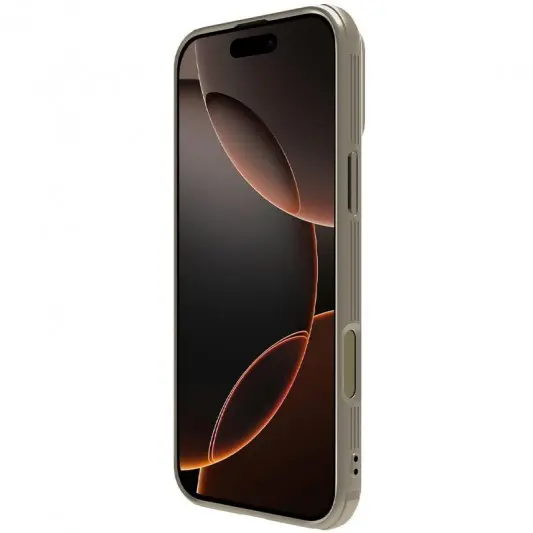 Карбоновая накладка Nillkin CamShield Pro для Apple iPhone 16 Pro Max (6.9") Gold - изображение 3