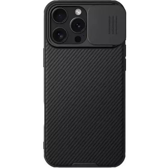 Карбоновая накладка Nillkin CamShield Pro Magnetic для Apple iPhone 16 Pro Max (6.9") Black
