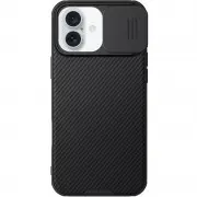 Карбоновая накладка Nillkin CamShield Pro для Apple iPhone 16 (6.1") Black
