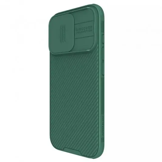 Карбонова накладка Nillkin CamShield Pro Magnetic для Apple iPhone 16 Pro (6.3") Deep Green - зображення 1 