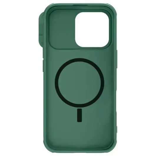 Карбонова накладка Nillkin CamShield Pro Magnetic для Apple iPhone 16 Pro (6.3") Deep Green - зображення 5 