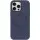 Чохол Silicone Case Full Protective NO LOGO with Ring для Apple iPhone 14 Pro (6.1") Dark Blue
