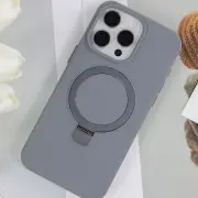 Чохол Silicone Case Full Protective NO LOGO with Ring для Apple iPhone 14 Pro (6.1") Grey