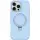 Чохол Silicone Case Full Protective NO LOGO with Ring для Apple iPhone 16 Pro Max (6.9") Blue