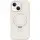 Чохол Silicone Case Full Protective NO LOGO with Ring для Apple iPhone 15 (6.1") White