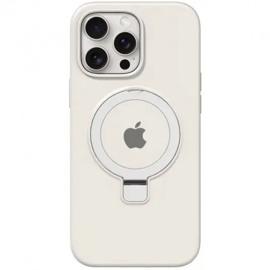 Чохол Silicone Case Full Protective with Ring для Apple iPhone 15 Pro (6.1") White