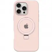 Чехол Silicone Case Full Protective with Ring для Apple iPhone 16 Pro (6.3") Pink