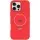 Чохол Silicone Case Full Protective with Ring для Apple iPhone 16 Pro (6.3") Red