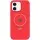 Чехол Silicone Case Full Protective with Ring для Apple iPhone 11 (6.1") Red