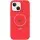 Чехол Silicone Case Full Protective with Ring для Apple iPhone 13/14 (6.1") Red