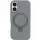 Чехол Silicone Case Full Protective NO LOGO with Ring для Apple iPhone 16 Plus (6.7") Grey