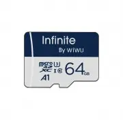 Карта пам'яті microSDXC WIWU Wi-FC004 Infinite Series 64GB (U3, C10) без адаптера Blue