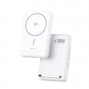 Портативный ЗП Power Bank WIWU Wi-P031 Magnetic с БЗП 30W 10000 mAh White