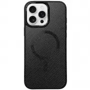 Чохол TPU+PC Carbon Mirage with MagSafe для Apple iPhone 15 Pro Max (6.7") Black