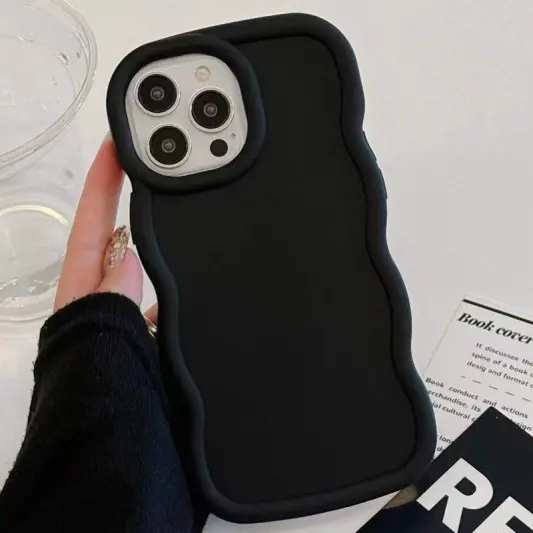 Чехол TPU Ripple для Apple iPhone 14 Pro (6.1") Black - изображение 3