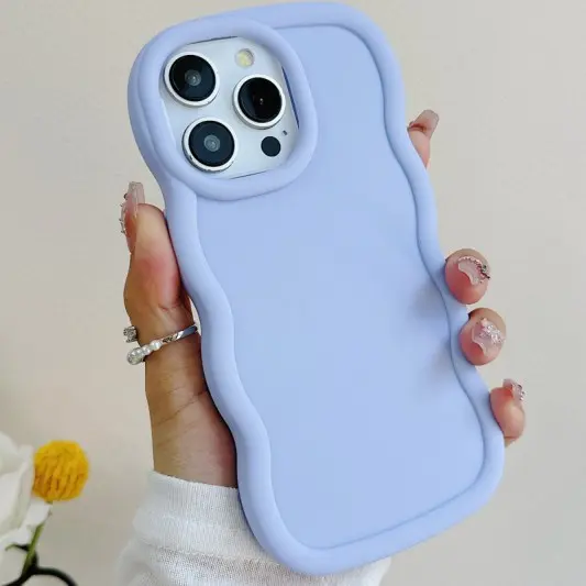 Чехол TPU Ripple для Apple iPhone 14 Pro Max (6.7") Lilac Blue - изображение 2