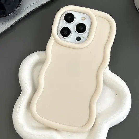 Чехол TPU Ripple для Apple iPhone 15 Pro Max (6.7") Antique White - изображение 1