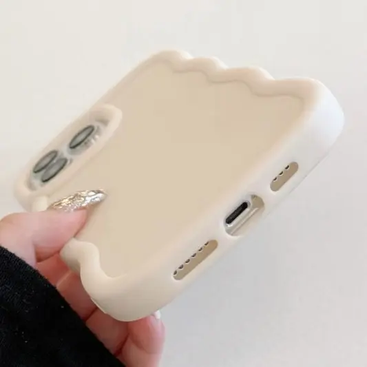 Чехол TPU Ripple для Apple iPhone 15 Pro Max (6.7") Antique White - изображение 2