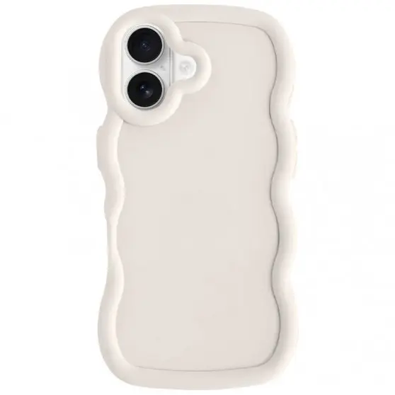Чехол TPU Ripple для iPhone 16 (6.1") Antique White