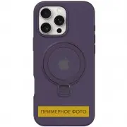 Чохол Silicone Case Full Protective with Ring для Apple iPhone 16e (6.1") Purple