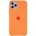 Чехол Silicone Case (AA) для Apple iPhone 11 Pro Max (6.5") Оранжевый / Papaya