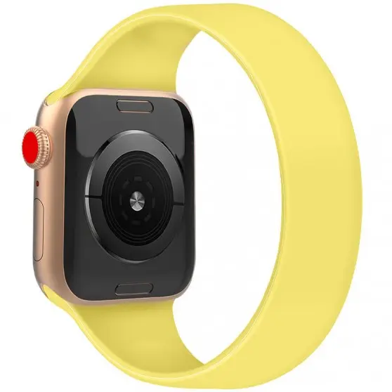 Ремешок Solo Loop для Apple Watch 42(ser.1-3)/44/45/46/49mm 170mm (8) Желтый / Ginger