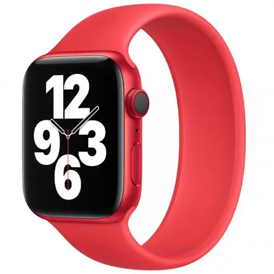 Ремешок Solo Loop для Apple Watch 42(ser.1-3)/44/45/46/49mm 163mm (7) Красный / Red
