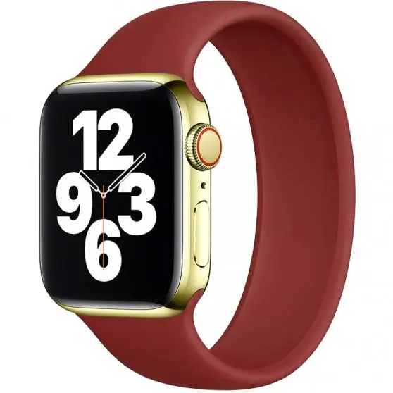 Ремешок Solo Loop для Apple Watch 38/40/41/42mm(ser.10) 156mm (6) Красный / Dark Red